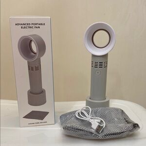Advanced Portable Electric Fan in Gray